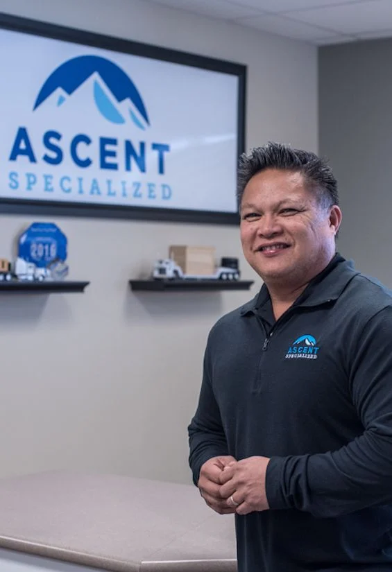 Ascent employee smiling